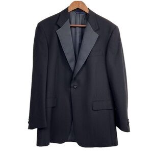 Burberry Elegant Black Tuxedo Jacket